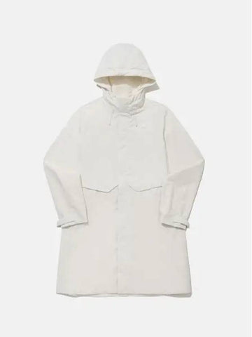 DUALIS Women s Unlined Long Weather Coat Ivory SP312DJK92 - DESCENTE - BALAAN 1