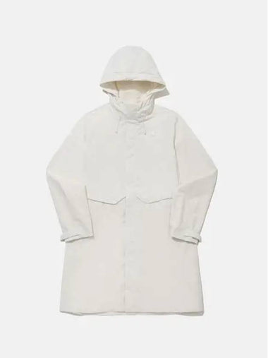 DUALIS Women s Unlined Long Weather Coat Ivory SP312DJK92 - DESCENTE - BALAAN 1