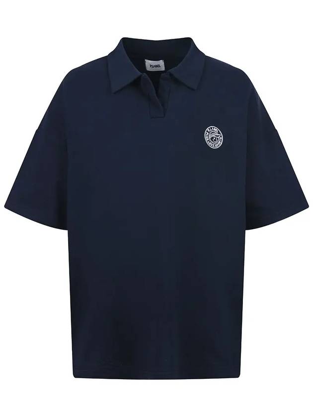 Flee collar neck short sleeve t-shirt MZ3ME180CRM - P_LABEL - BALAAN 7