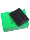 Intrecciato Leather Card Wallet Black - BOTTEGA VENETA - BALAAN 6