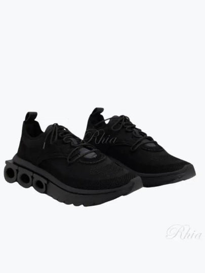 Nima Running Low-Top Sneakers Black - SALVATORE FERRAGAMO - BALAAN 2