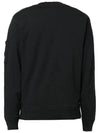 Cotton Fleece Sweatshirt Black - CP COMPANY - BALAAN 3