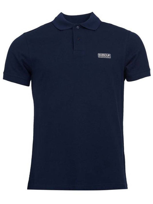 Men's International Essential Polo Shirt Navy - BARBOUR - BALAAN.