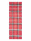 Check Wool Silk Muffler Red - BURBERRY - BALAAN 1