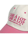 Slogon logo ball cap beige pink - CASEALOT - BALAAN 4