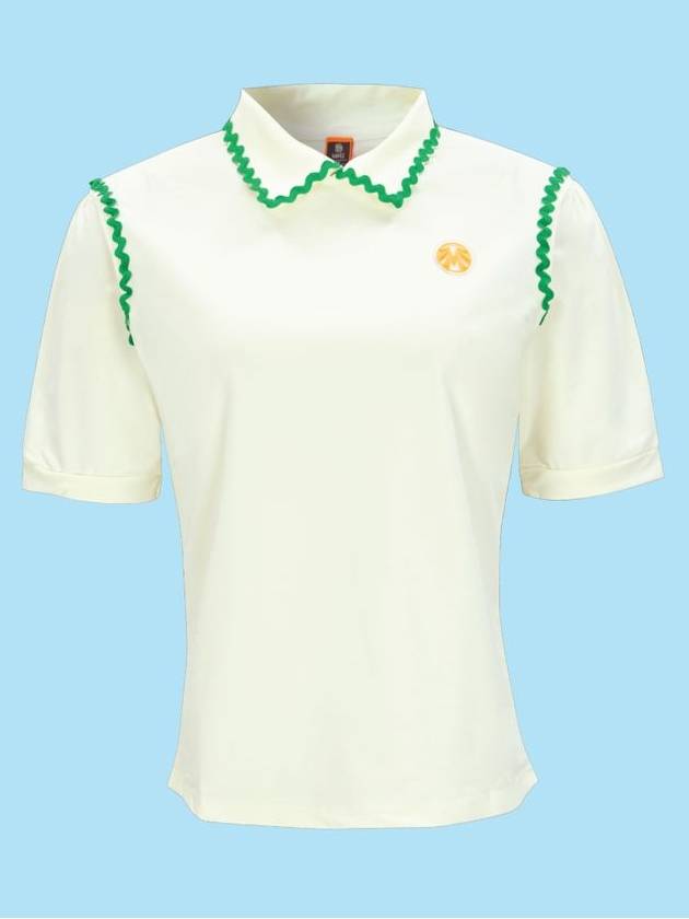 Short Sleeve T-Shirt Gold Label Functional Cooling Span Wave Collar T-Shirt GS60637 - MAHES - BALAAN 1