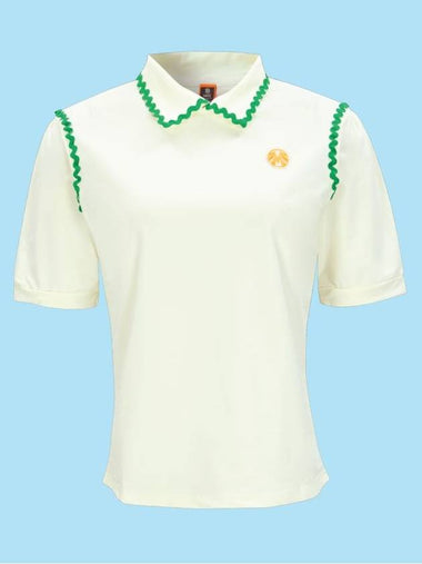 Short Sleeve T-Shirt Gold Label Functional Cooling Span Wave Collar T-Shirt GS60637 - MAHES - BALAAN 1