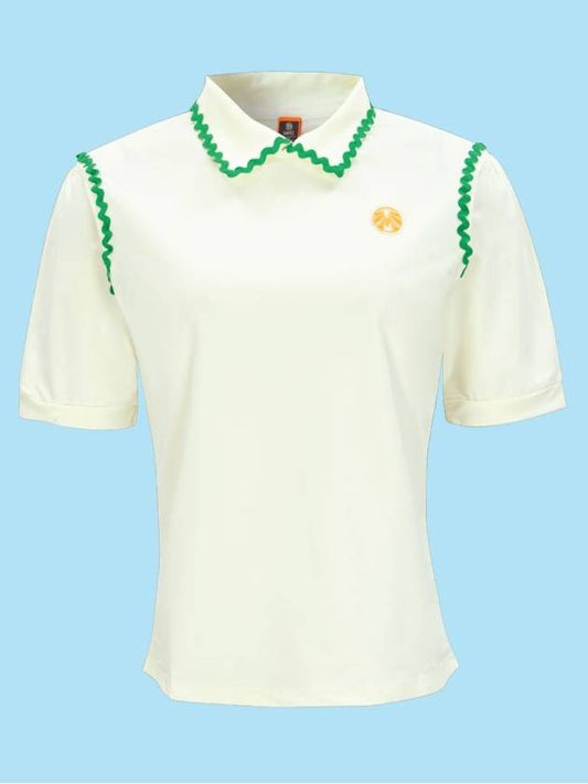 Short Sleeve T-Shirt Gold Label Functional Cooling Span Wave Collar T-Shirt GS60637 - MAHES - BALAAN 1