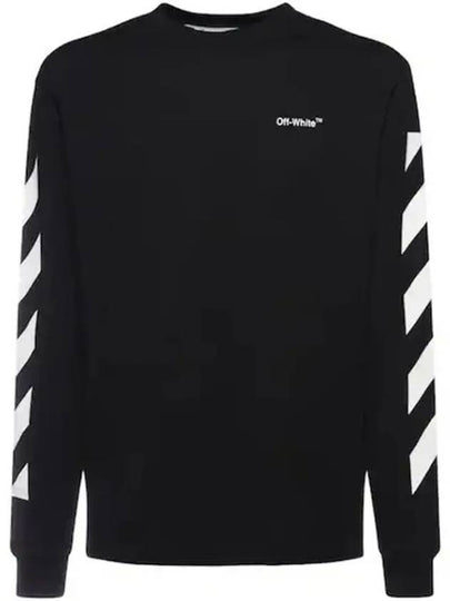 Diag Skate Long Sleeve T-Shirt Black - OFF WHITE - BALAAN 2