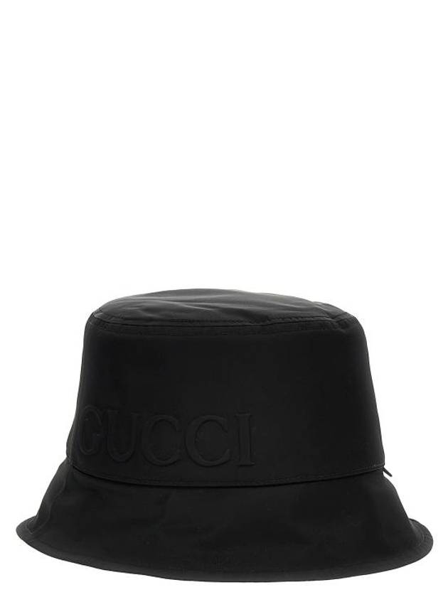 Logo Nylon Bucket Hat Black - GUCCI - BALAAN 3