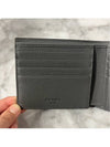 Vitello Triangle Logo Half Wallet Grey - PRADA - BALAAN 6