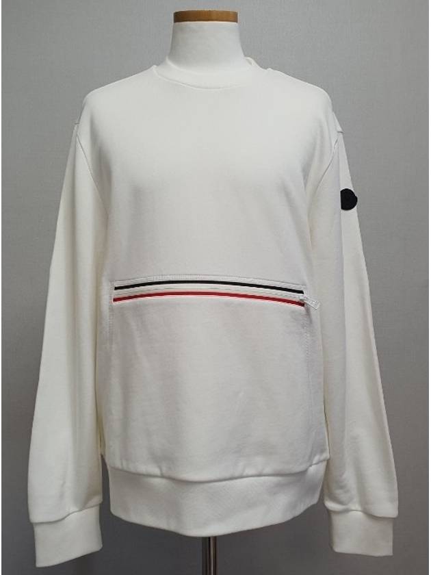 Logo three stripe zipper sweatshirt XL - MONCLER - BALAAN 1