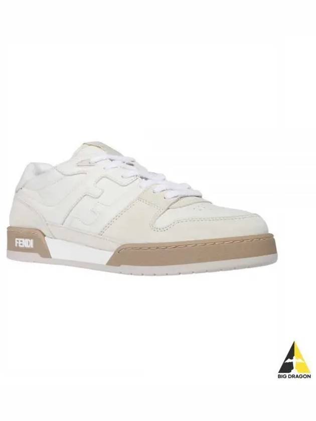 Match FF Logo Low Top Sneakers White - FENDI - BALAAN 2