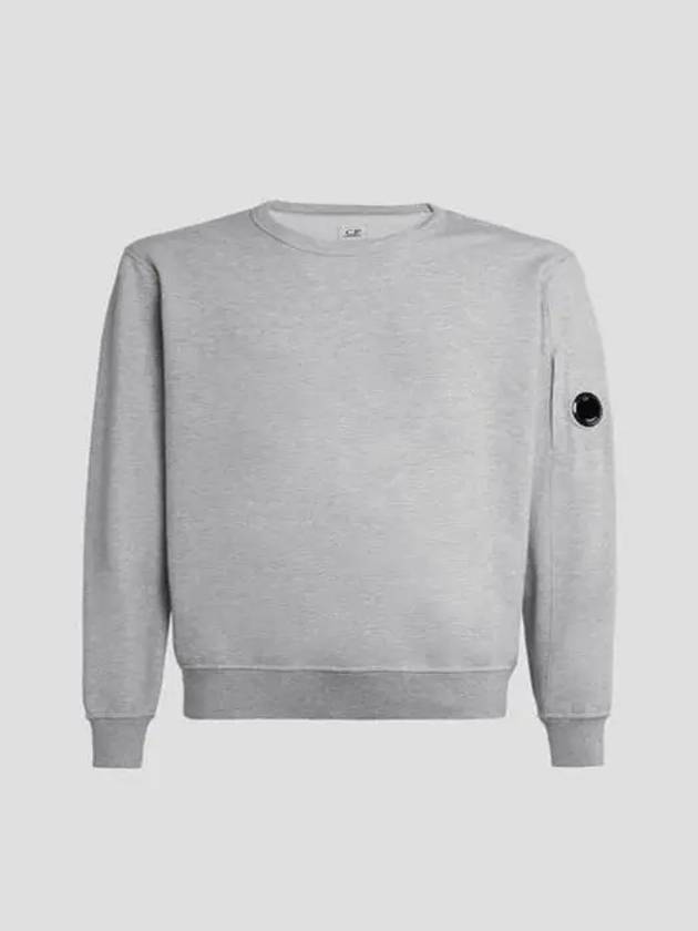 Light fleece sweatshirt gray melange 15CMSS032A002246GM93 - CP COMPANY - BALAAN 1