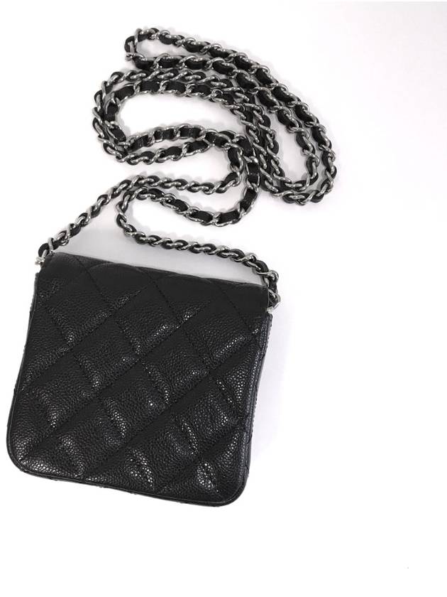 23S Classic Mini Chain Bag Black Caviar Gold Plated AP3259 - CHANEL - BALAAN 5