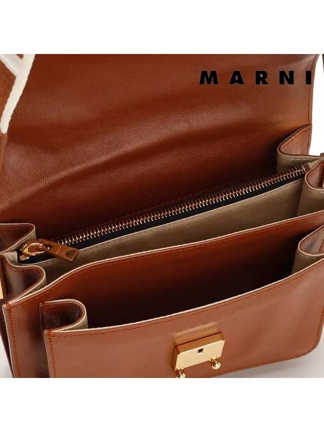 Trunk Soft Medium Cross Bag Brown - MARNI - BALAAN 6