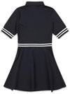 golfwear jersey short sleeve short dress black - ONOFF - BALAAN 3