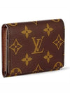 Enveloppe Carte De Visite Monogram Card Wallet Brown - LOUIS VUITTON - BALAAN 5