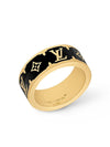 Ring Women s Nanogram Enamel Black Gold M1568S - LOUIS VUITTON - BALAAN 2