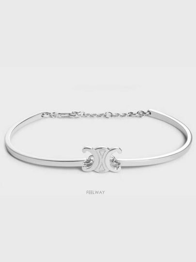 Triomphe Articulated Bracelet Silver - CELINE - BALAAN 2