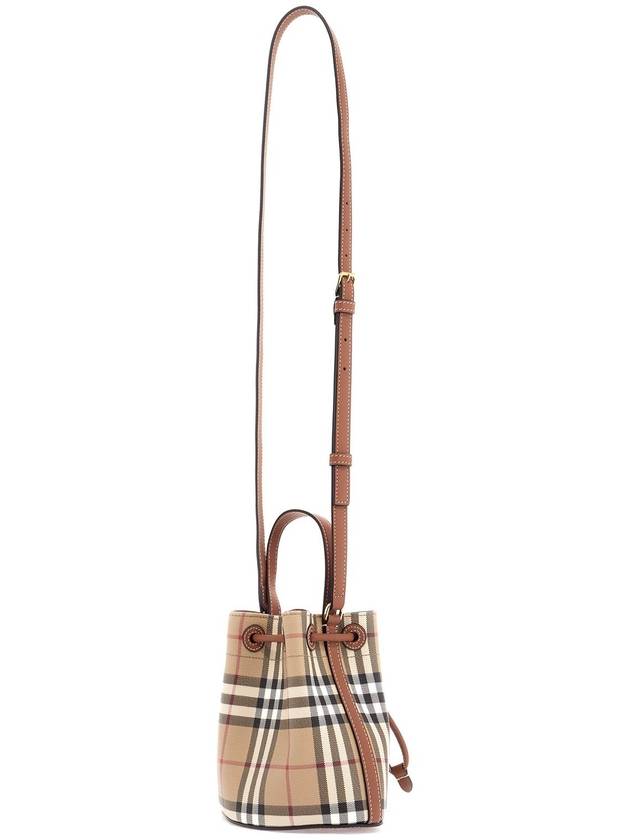 Check Bucket Bag Beige - BURBERRY - BALAAN 3