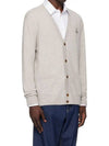 Fox Head Cardigan Light Grey - MAISON KITSUNE - BALAAN 3