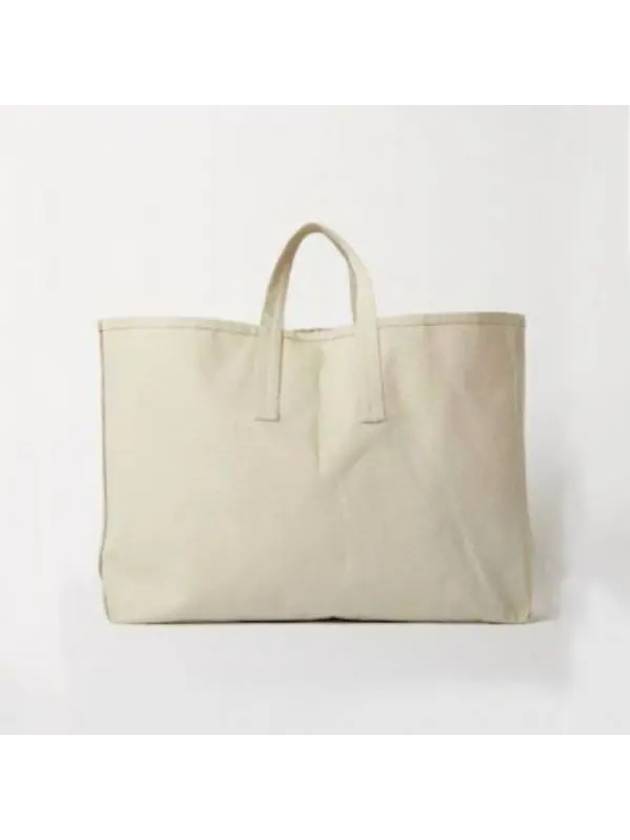 24 STANDARD EMBROIDERED LOGO TOTE BAG DOVE 738 - STUDIO NICHOLSON - BALAAN 1