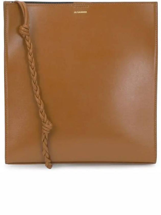Tangle Medium Leather Cross Bag Brown - JIL SANDER - BALAAN 2