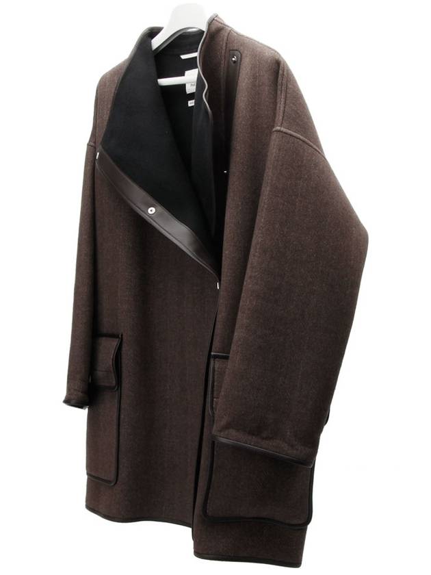 cashmere coat brown 1204hv - HERMES - BALAAN 3