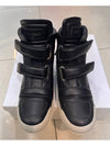 Men's Double Zipper Point Leather High Top Sneakers W5HT315BA80176 - BALMAIN - BALAAN 4