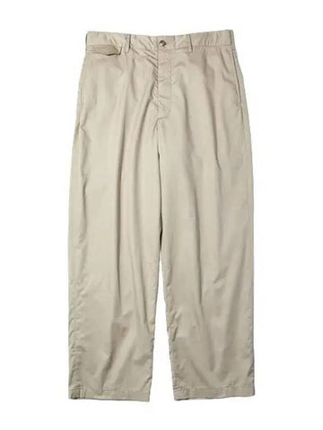 IDomestic ShippingI 24 Officer Pant Khaki High Count Twill 24S1F036 OR359 PB001 Pants kr 202543 - ENGINEERED GARMENTS - BALAAN 1