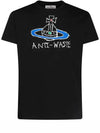 Anti Waste Short Sleeve T-Shirt Black - VIVIENNE WESTWOOD - BALAAN 3