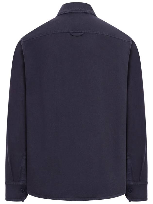 Basile Brodee Long Sleeve Shirt Navy - A.P.C. - BALAAN 3