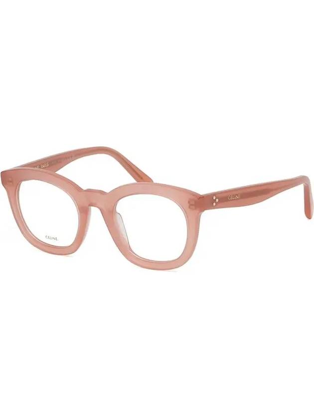 Glasses frame CL5004IN 074 pink transparent square horn - CELINE - BALAAN 7