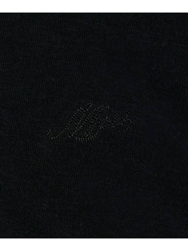 Women's Wool Jersey Turtleneck Black - MOTH - BALAAN 5