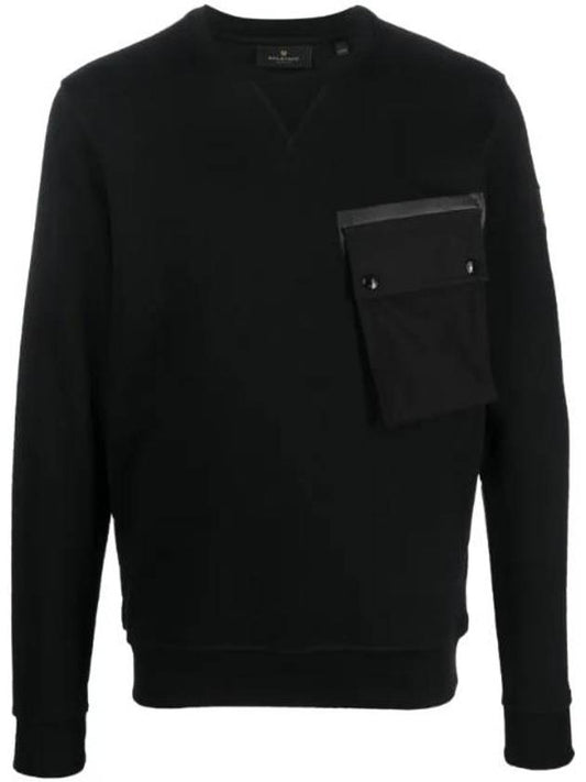 Surge Crew Neck Sweatshirt Black - BELSTAFF - BALAAN 1