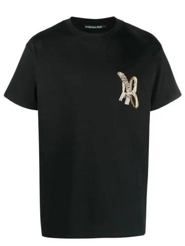 WITH graphic print t-shirt ATB897U BLACK - ANDERSSON BELL - BALAAN 1