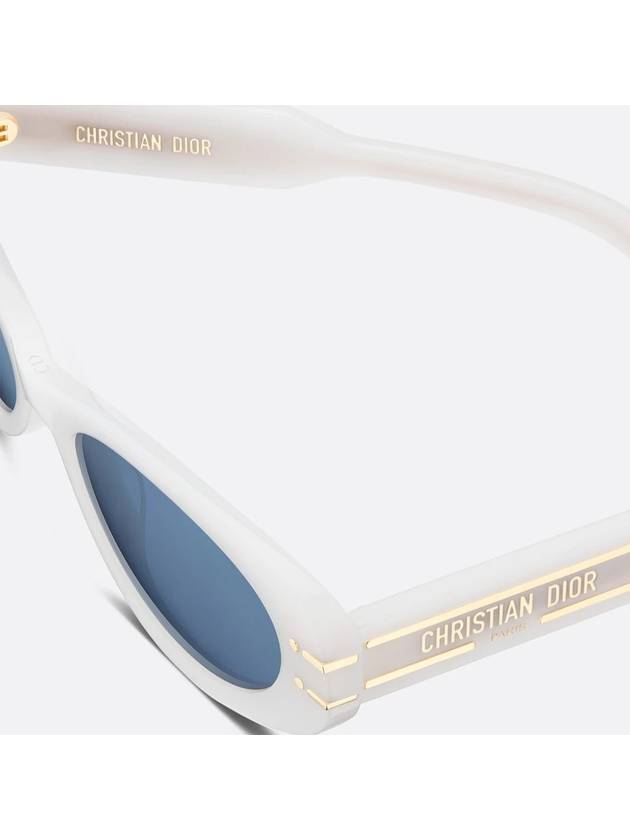 Eyewear Logo Signature B8U Sunglasses White - DIOR - BALAAN 5