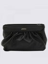 Rose Luzes Leather Clutch Bag Black - ISABEL MARANT - BALAAN 2