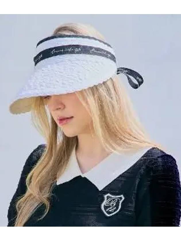 Twisted Ribbon Brim White - BENECIA12 - BALAAN 2