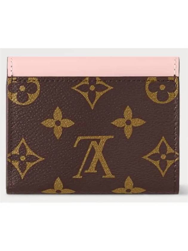 Zoe Monogram Flap Half Wallet Rose Ballerine - LOUIS VUITTON - BALAAN 5