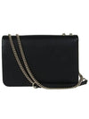 GG Interlocking Chain Medium Shoulder Bag Black - GUCCI - BALAAN 5