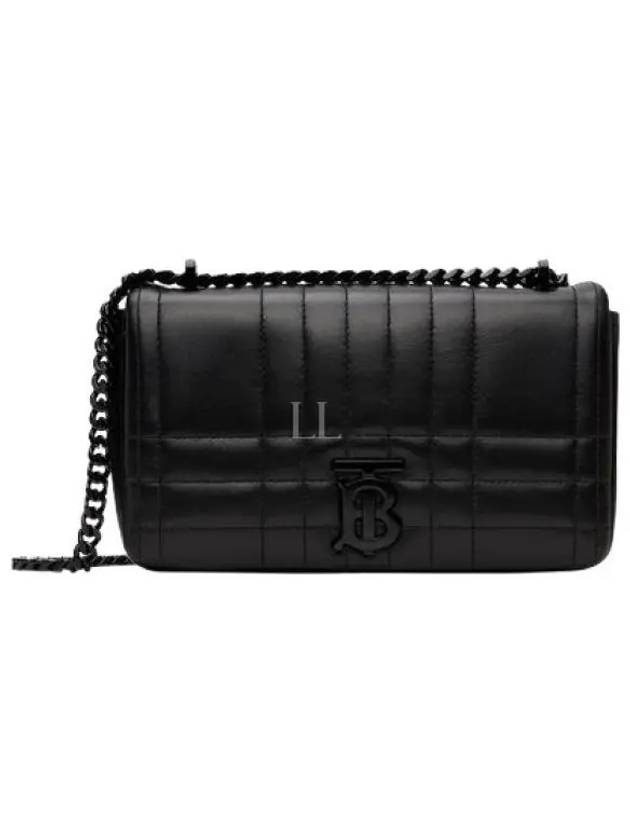 Women's Lola Quilted Small Leather Shoulder Bag Black - BURBERRY - BALAAN 2