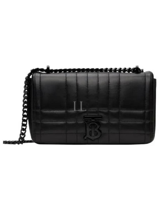 Women's Lola Quilted Small Leather Shoulder Bag Black - BURBERRY - BALAAN 2