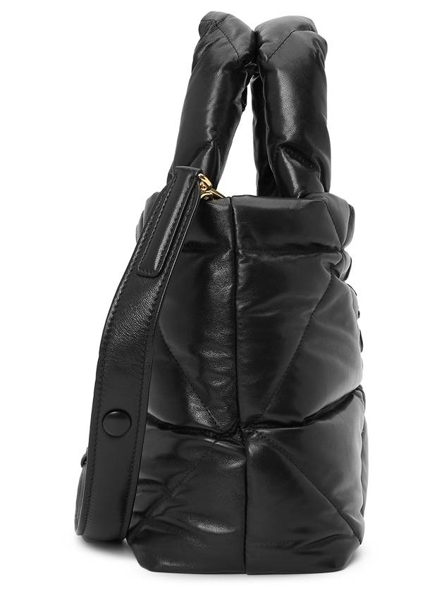 Quilted Nappa Leather Tote Bag Black - PRADA - BALAAN 4