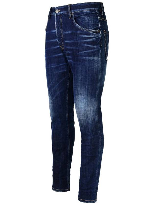 24FW Denim Straight Pants S74LB1591S30664 470 NAVY BLUE - DSQUARED2 - BALAAN 3