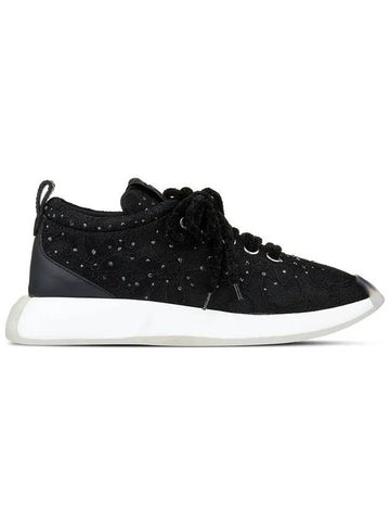 OMNIA embroidery sneakers black - GIUSEPPE ZANOTTI - BALAAN 1