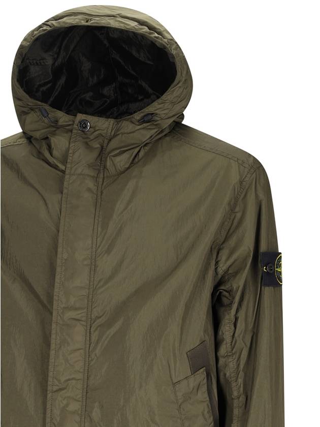 WINDPROOF HOODED JACKET WITH DROPPROOF - STONE ISLAND - BALAAN 3