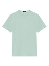 Precise Luxe Cotton Jersey Short Sleeve T-Shirt Blue Surf - THEORY - BALAAN 1