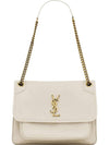 Nikki Medium Chain Shoulder Bag Blanc Vintage - SAINT LAURENT - BALAAN 2